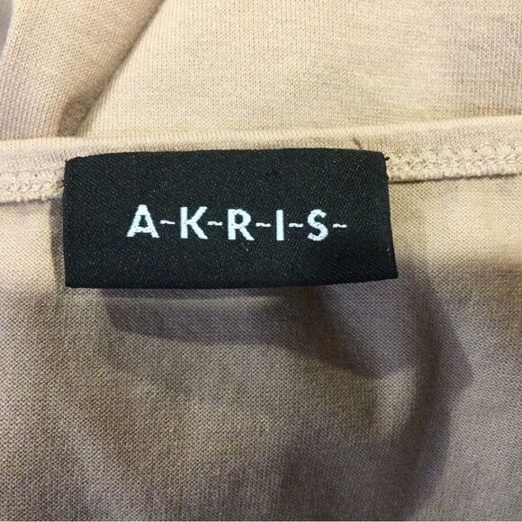 Akris Tan Square Neck Sleeveless Tank Top - Picture 5 of 10